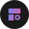 latest tecnology base icon